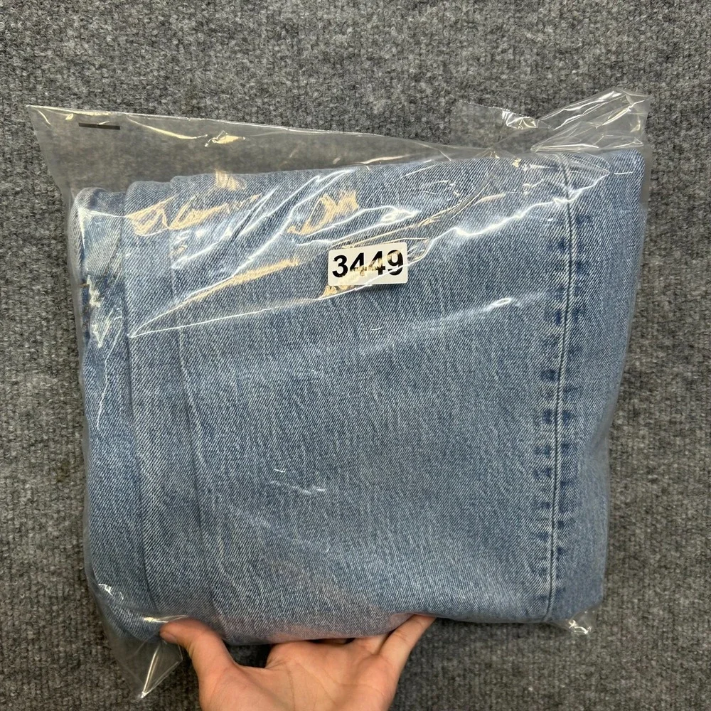 Levi's 501 Original Fit Jeans Men's Blue Denim Button‎ Fly Straight Leg - 39X30